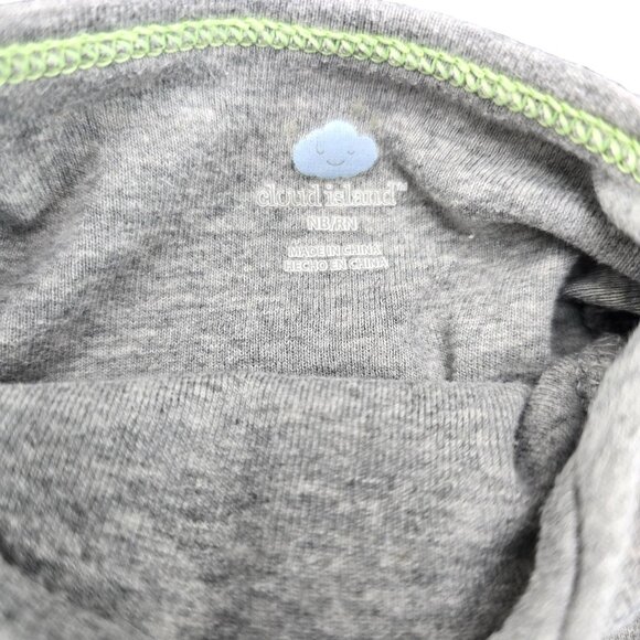 Baby Footed Sleepers & Wrap Bodysuit Set Newborn Lemon/Animal Prints JJ3933 - Picture 15 of 16